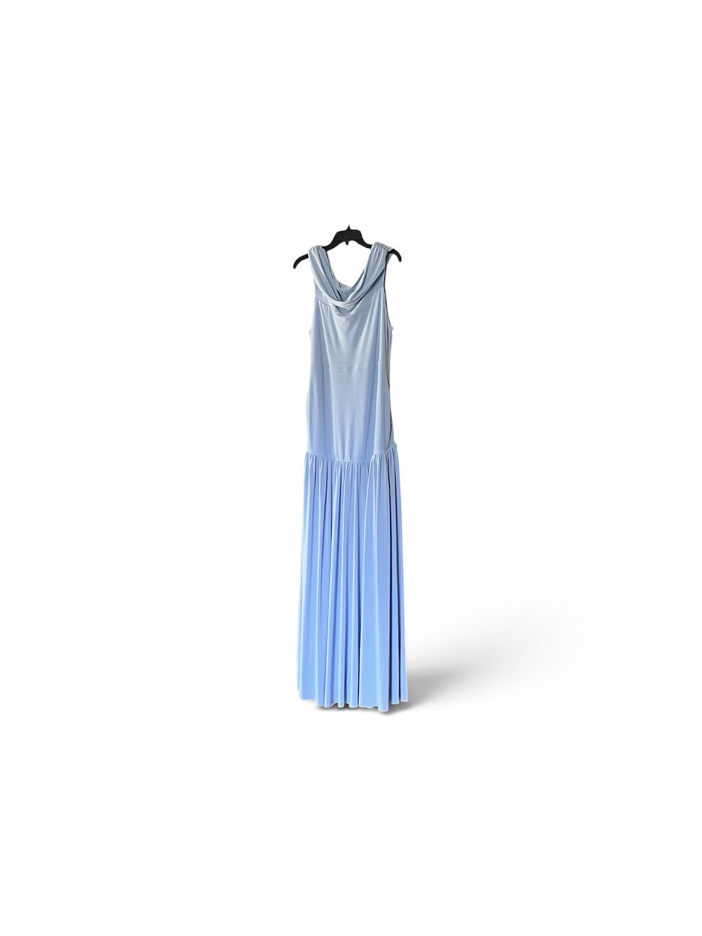 Club L London Pastel Blue Cowl Neck Maxi Dress